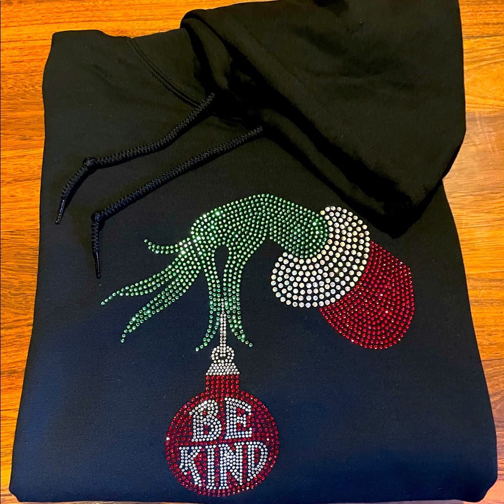 New custom Christmas Bling Hoodie!